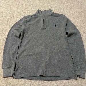Polo Ralph Lauren Gray Quarter-Zip Pullover